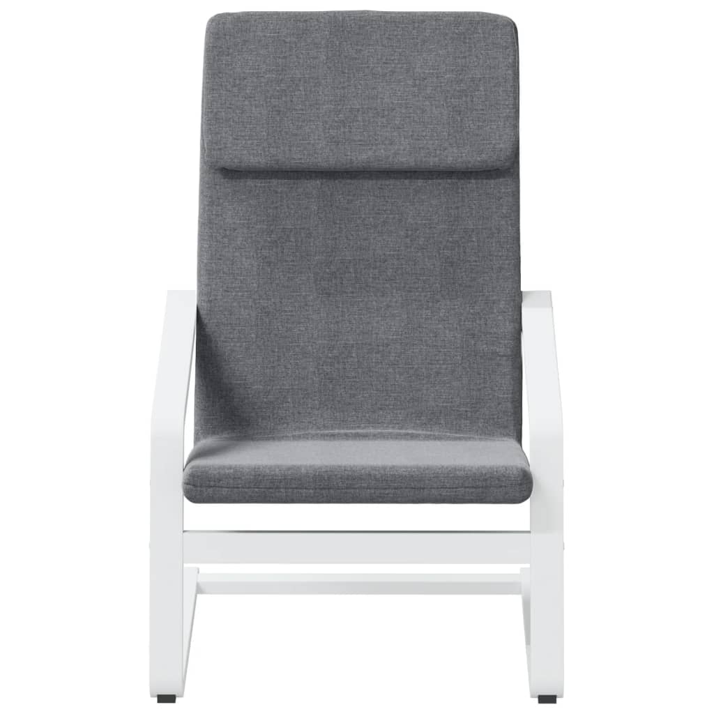 vidaXL Fauteuil de relaxation gris foncé en tissu