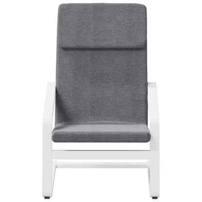 vidaXL Fauteuil de relaxation gris foncé en tissu