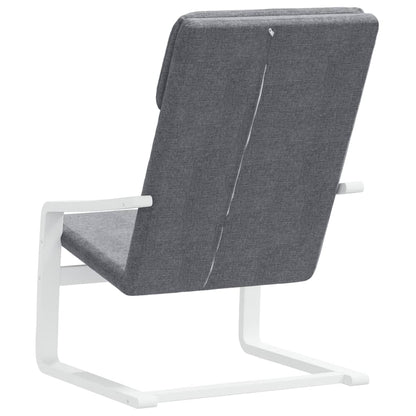 vidaXL Fauteuil de relaxation gris foncé en tissu