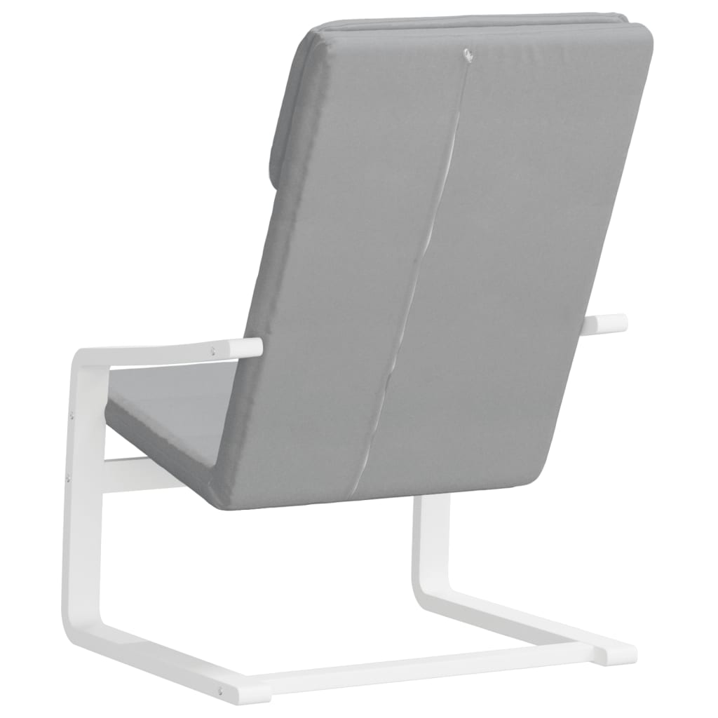 vidaXL Fauteuil relax Gris clair Tissu