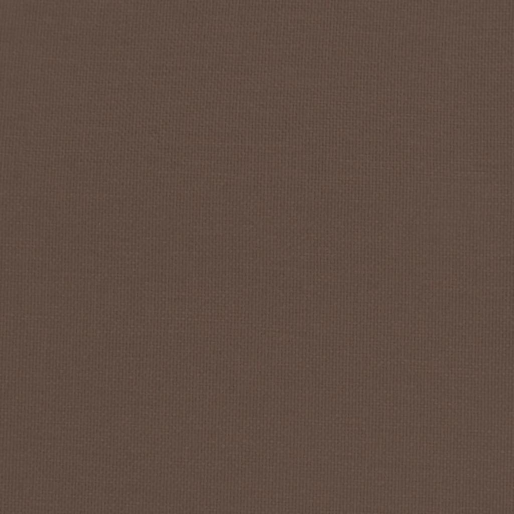 vidaXL Fauteuil relax marron foncé en tissu