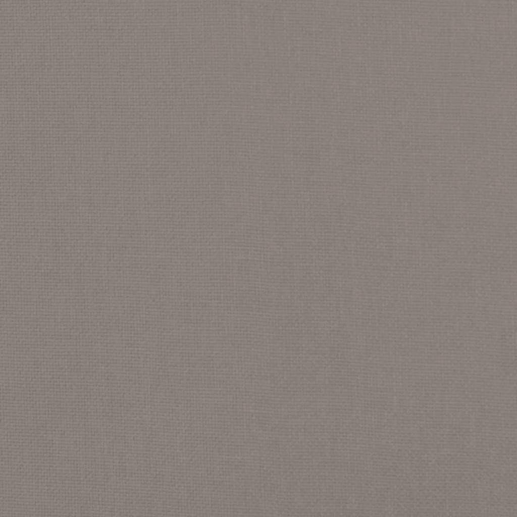 vidaXL Fauteuil relax Taupe Tissu
