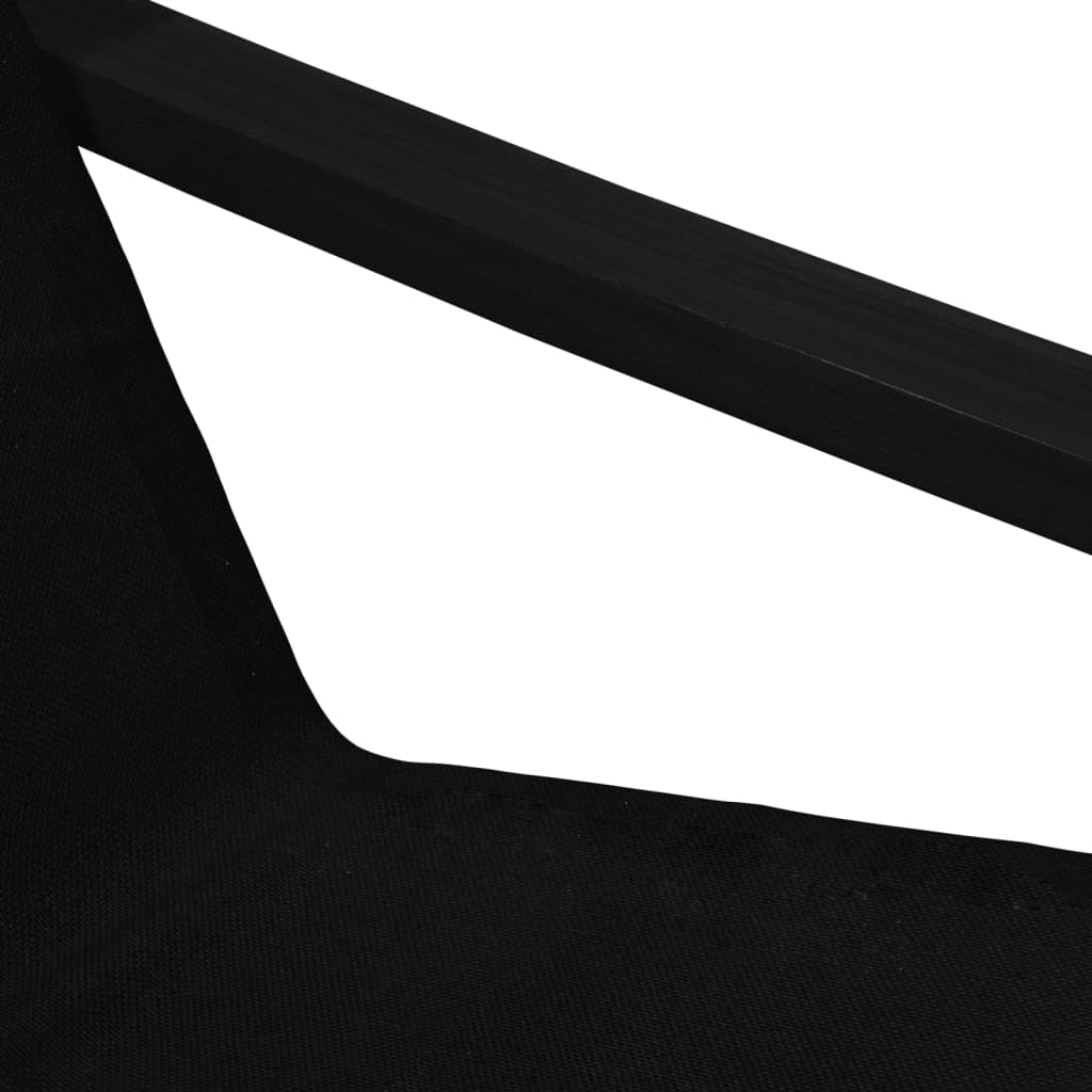 vidaXL Fauteuil de relaxation noir en tissu