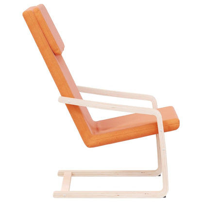 vidaXL Fauteuil relax jaune foncé en tissu