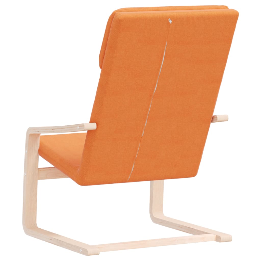 vidaXL Fauteuil relax jaune foncé en tissu