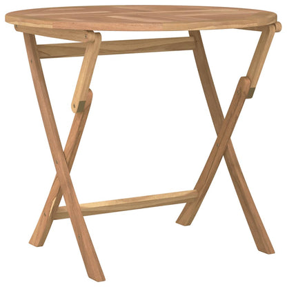 vidaXL 5-tlg. Garten-Essgruppe Massivholz Teak
