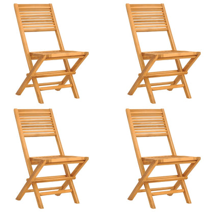 vidaXL Ensemble de salle à manger de jardin 5 pcs en teck massif