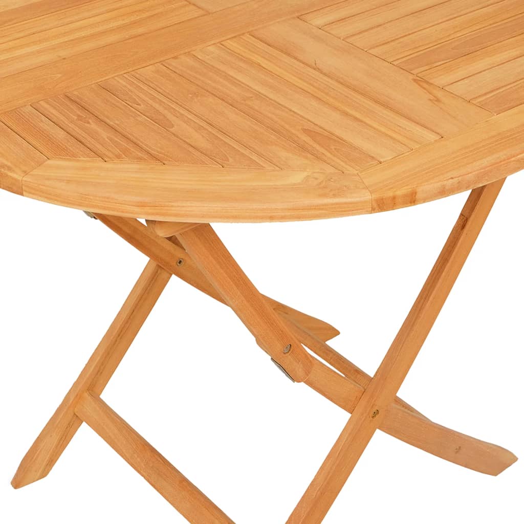vidaXL Ensemble de salle à manger de jardin 5 pcs en teck massif
