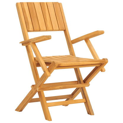vidaXL Ensemble de salle à manger de jardin 5 pcs en teck massif