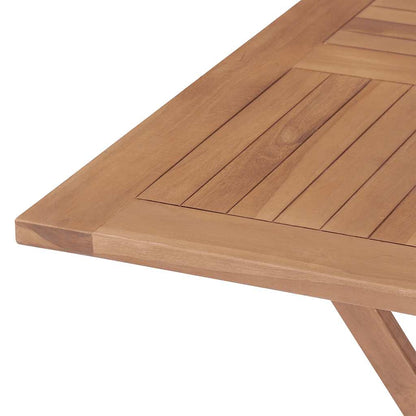 vidaXL Ensemble de salle à manger de jardin 5 pcs en teck massif