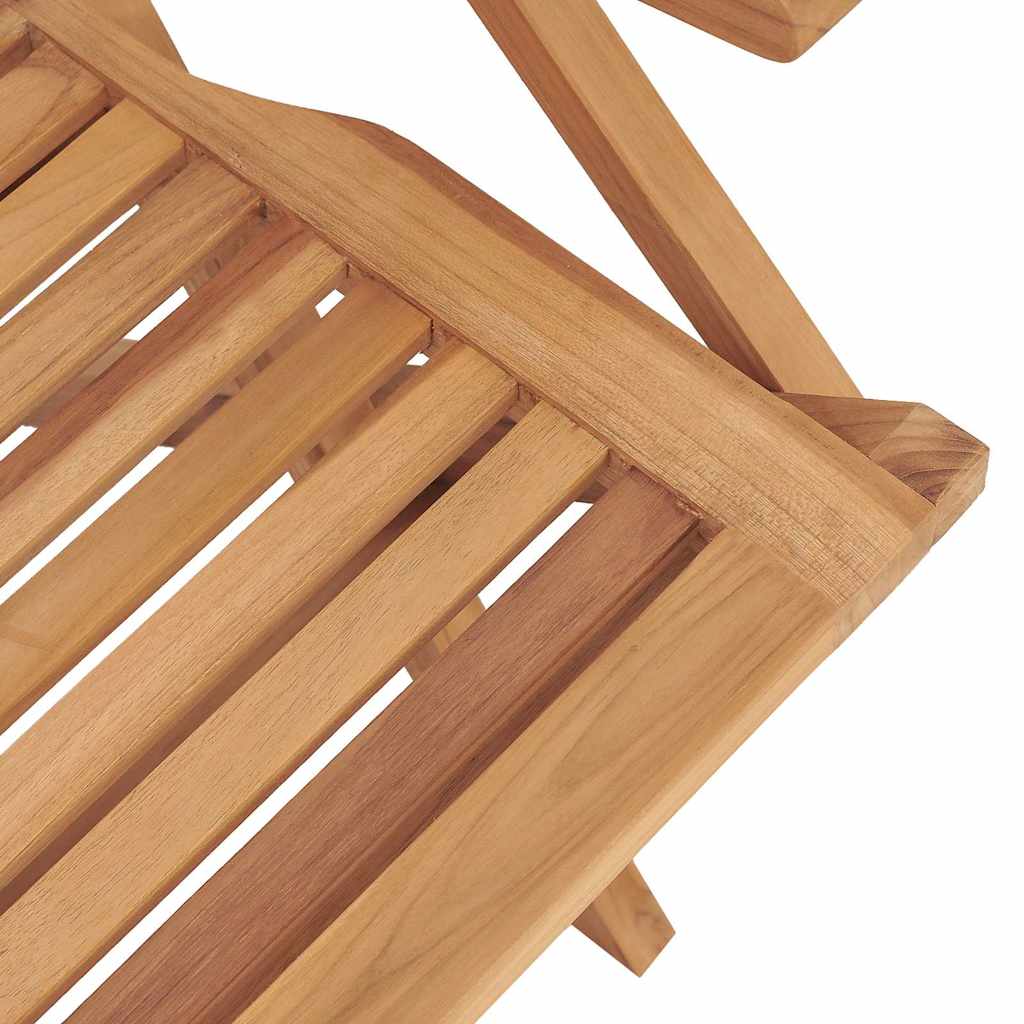 vidaXL Ensemble de salle à manger de jardin 5 pcs en teck massif
