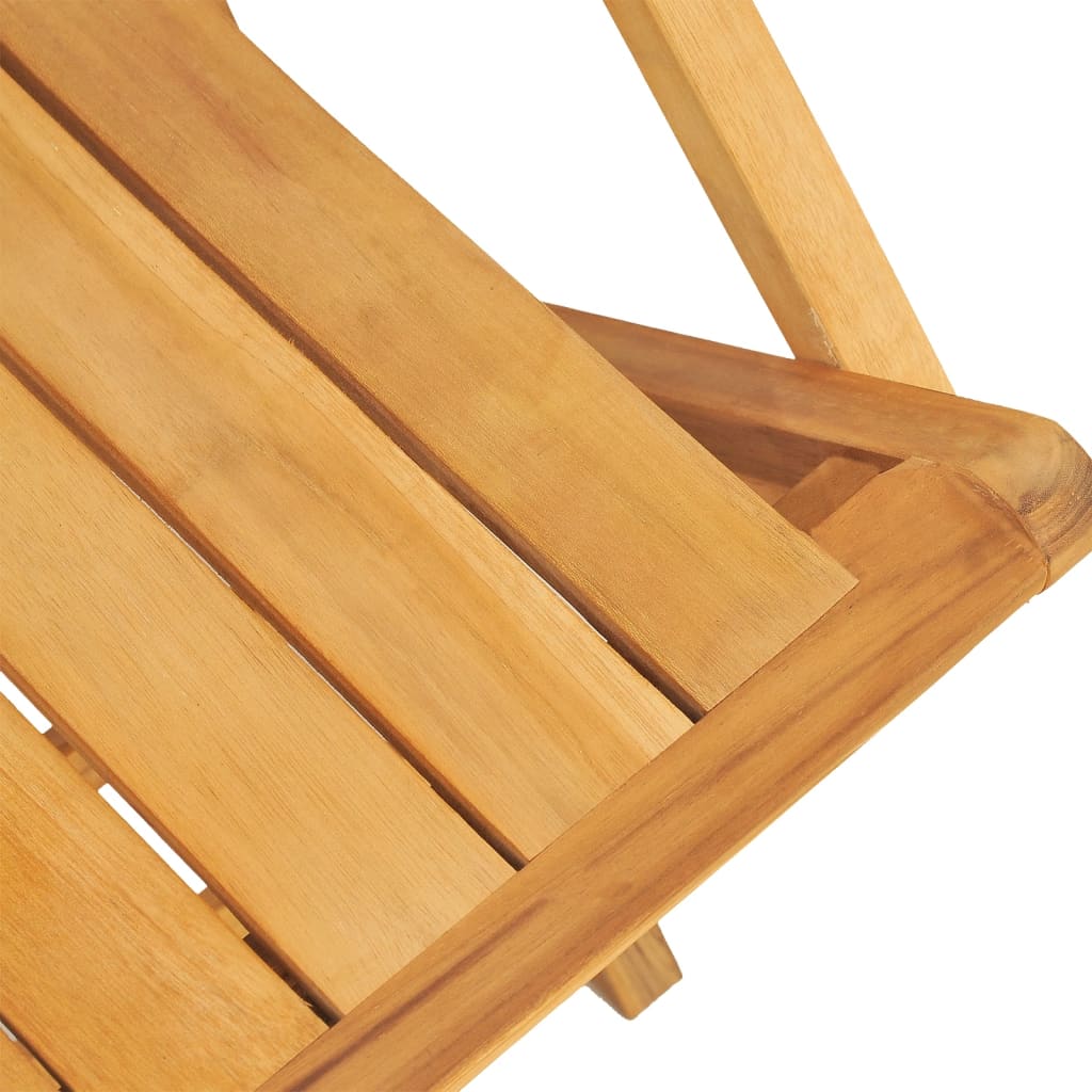 vidaXL Ensemble de salle à manger de jardin 5 pcs en teck massif