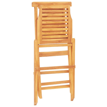vidaXL Gartenstühle 4 Stk. Klappbar 47x63x90 cm Massivholz Teak