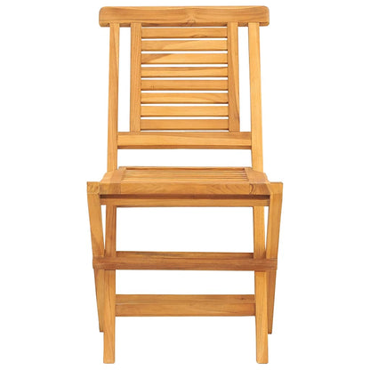 vidaXL Chaises de jardin pliantes 6 pcs 47x63x90 cm en teck massif