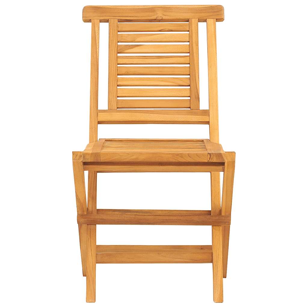 vidaXL Chaises de jardin 8 pcs Pliables 47x63x90 cm Bois de teck massif