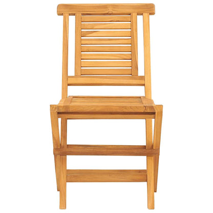 vidaXL Chaises de jardin 8 pcs Pliables 47x63x90 cm Bois de teck massif