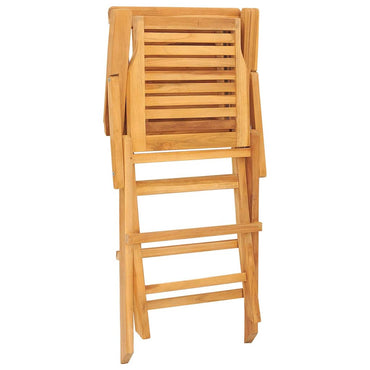 vidaXL Gartenstühle 6 Stk. Klappbar 56x63x90 cm Massivholz Teak