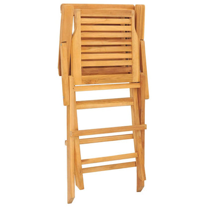 vidaXL Gartenstühle 6 Stk. Klappbar 56x63x90 cm Massivholz Teak