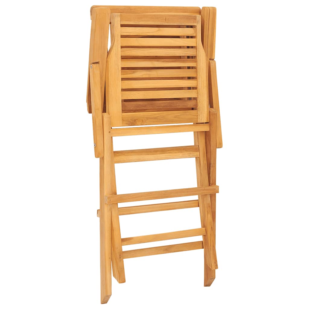 vidaXL Chaises de jardin 8 pcs. Pliables 56x63x90 cm Bois de teck massif