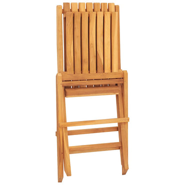 vidaXL Gartenstühle 4 Stk. Klappbar 47x47x89 cm Massivholz Teak