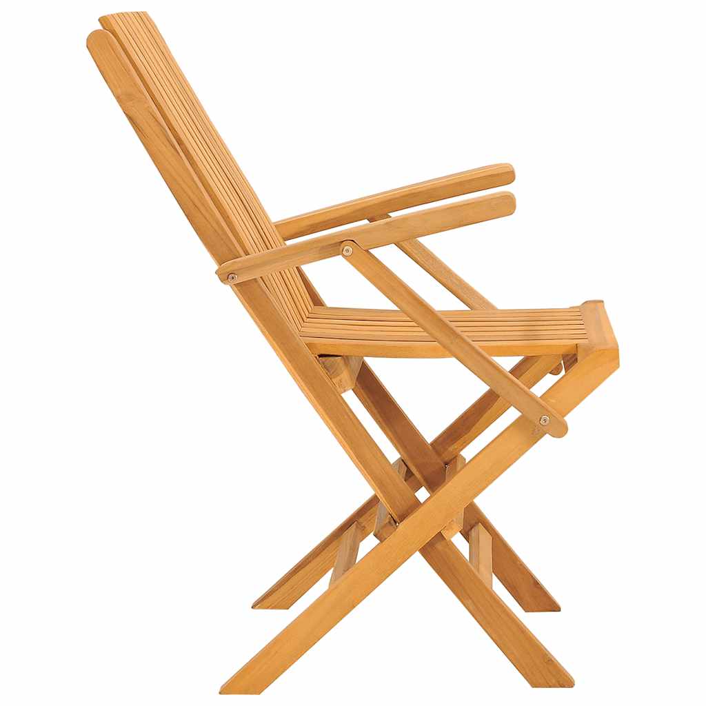 vidaXL Chaises de jardin 4 pcs Pliables 61x67x90 cm Bois de teck massif