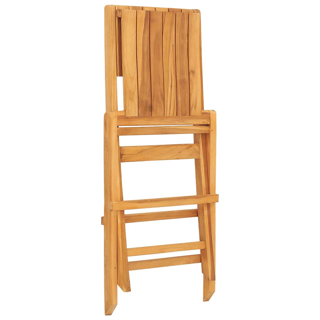 vidaXL Gartenstühle 4 Stk. Klappbar 47x61x90 cm Massivholz Teak