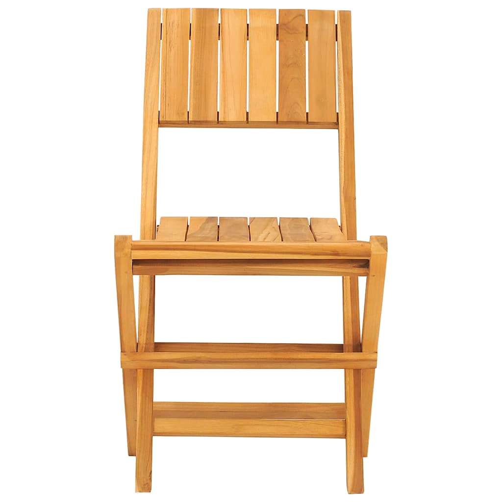 vidaXL Chaises de jardin 4 pcs Pliantes 47x62x90 cm Bois de teck massif