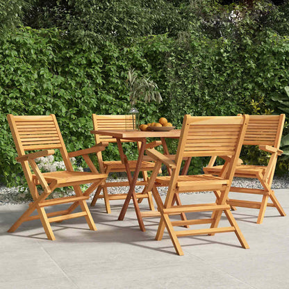 vidaXL Chaises de jardin 4 pcs. Pliantes 55x62x90 cm Bois de teck massif