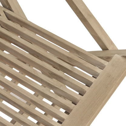 vidaXL Chaises de jardin 8 pcs Pliantes Gris 56x61x89 cm Bois de teck massif