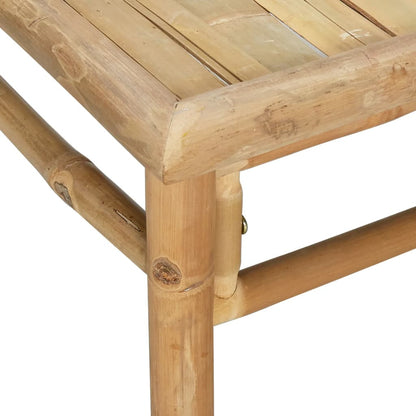 vidaXL Ensemble de mobilier de jardin 4 pièces avec coussins gris clair Bambou