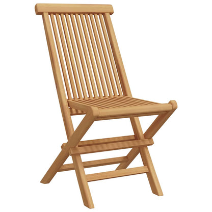 vidaXL Salle à manger de jardin 7 pcs Bois de teck massif Marron