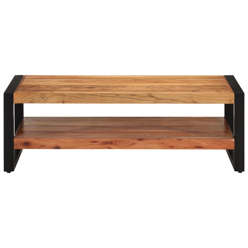 vidaXL Couchtisch 120x55x40 cm Massivholz Akazie