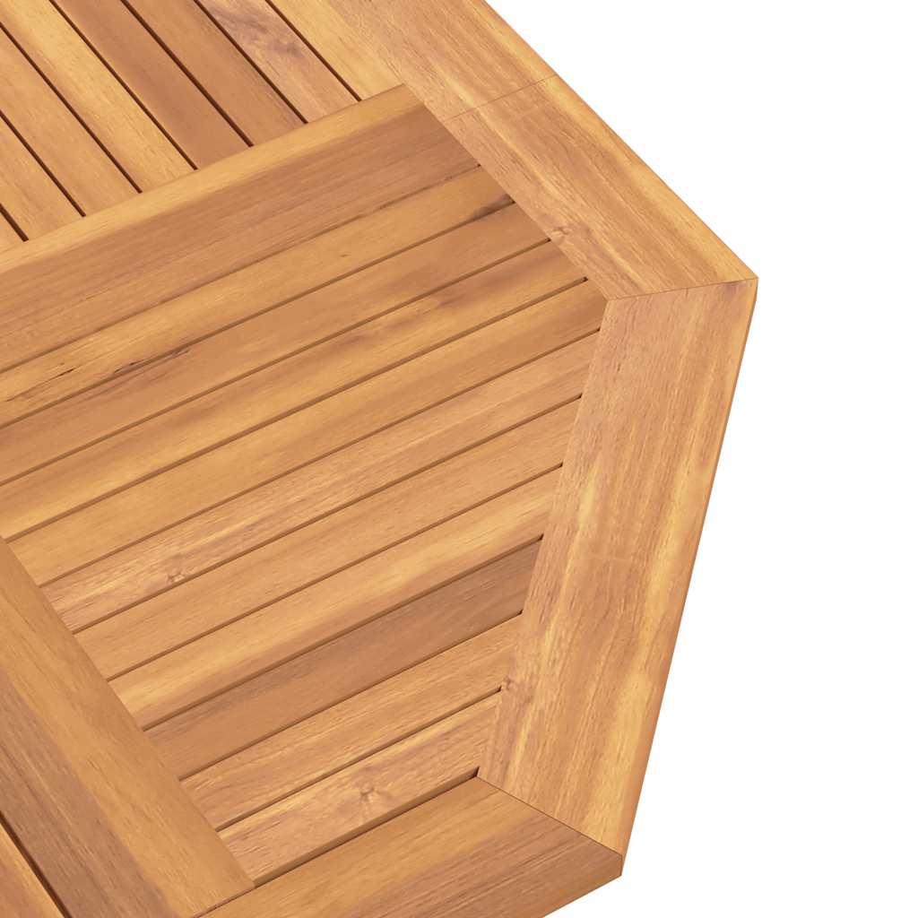 Gartentisch Klappbar 110x110x75 cm Massivholz Teak