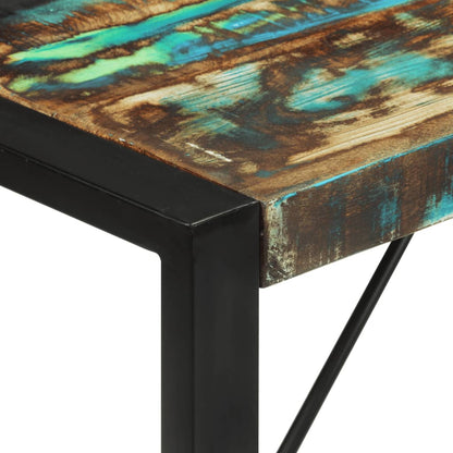 vidaXL Esstisch 120x55x76 cm Altholz Massiv