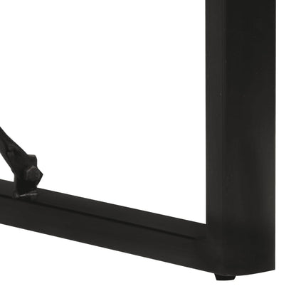 vidaXL Esstisch 120x55x76 cm Altholz Massiv