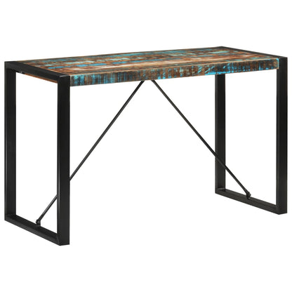 vidaXL Esstisch 120x55x76 cm Altholz Massiv
