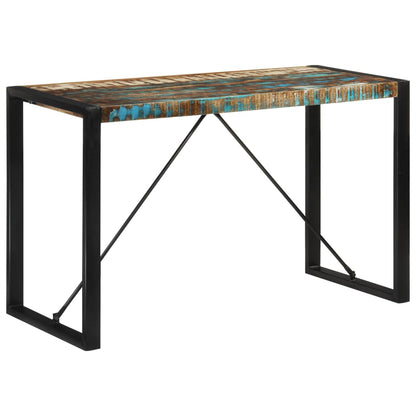 vidaXL Esstisch 120x55x76 cm Altholz Massiv