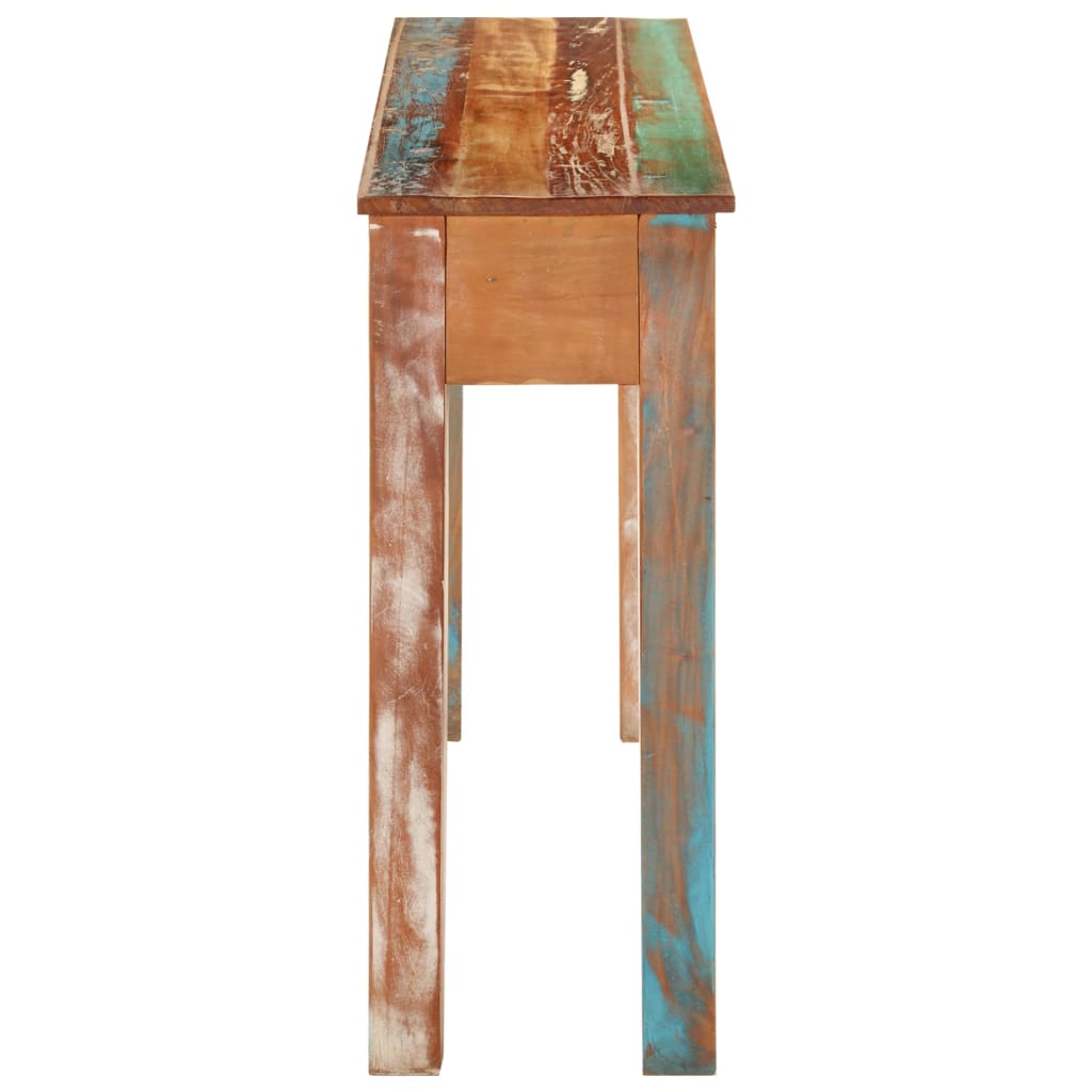 vidaXL Konsolentisch 110x30x75 cm Altholz Massiv