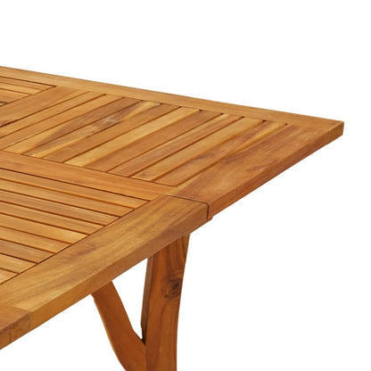 vidaXL Gartentisch 85x85x75 cm Massivholz Akazie