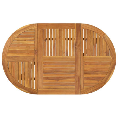vidaXL Gartentisch 150x90x75 cm Massivholz Akazie