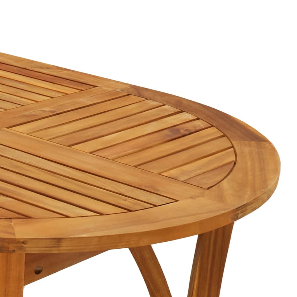 vidaXL Gartentisch 150x90x75 cm Massivholz Akazie