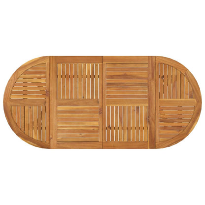 vidaXL Gartentisch 200x90x75 cm Massivholz Akazie