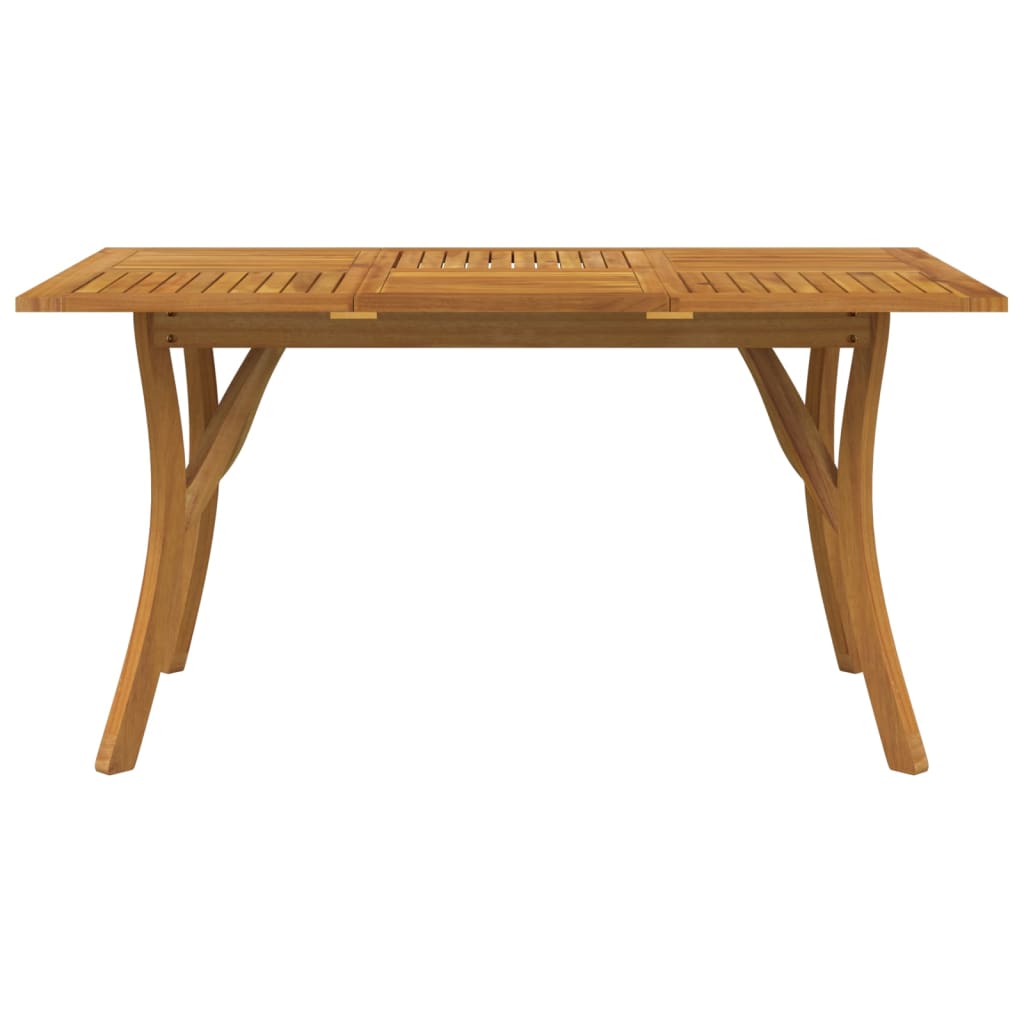 vidaXL Gartentisch 150x90x75 cm Massivholz Akazie