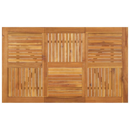 vidaXL Gartentisch 150x90x75 cm Massivholz Akazie