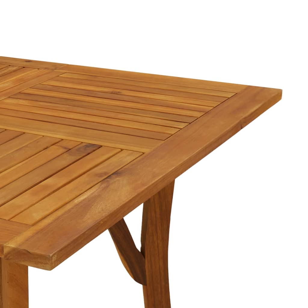 vidaXL Gartentisch 150x90x75 cm Massivholz Akazie