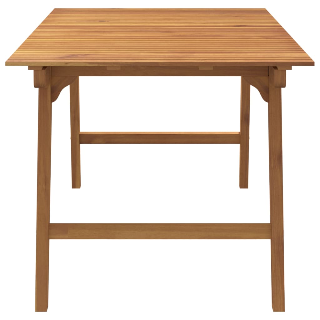vidaXL Gartentisch 150x90x75 cm Massivholz Akazie