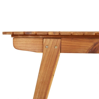 vidaXL Gartentisch 150x90x75 cm Massivholz Akazie