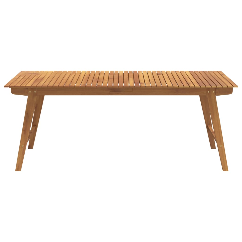 vidaXL Gartentisch 200x90x75 cm Massivholz Akazie