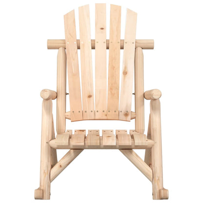 vidaXL Fauteuil à bascule de jardin 69x96x101 cm en épicéa massif