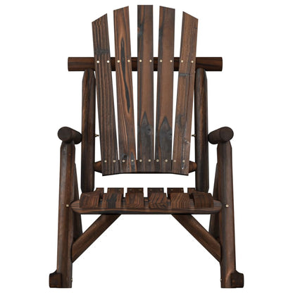 vidaXL Fauteuil à bascule de jardin 69x96x101 cm Bois de sapin massif